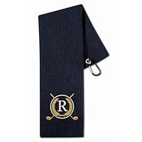 Amazon.co.jp: CybGeneゴルフタオルギフトのゴルフバッグ用モノグラム